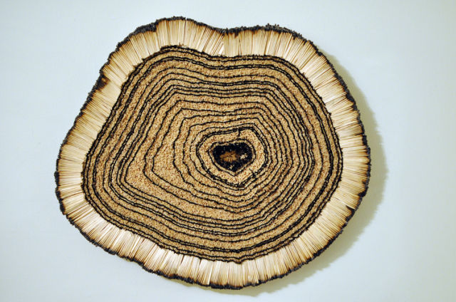 Matchstick Tree by Jess Westlake 15" x 22" 100,000 + match sticks (2011)