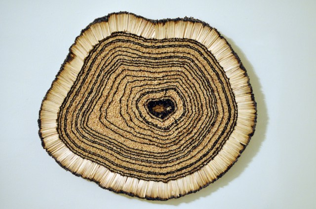 Matchstick Tree by Jess Westlake 15" x 22" 100,000 + match sticks (2011)