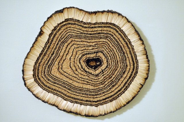 Matchstick Tree by Jess Westlake 15" x 22" 100,000 + match sticks (2011)