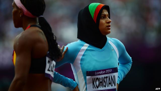 TAHMINA KOHISTANI, AFGHANISTAN'S ONLY FEMALE ATHLETE AT THE 2012 GAMES (VIA RADIO FREE EUROPE/RADIO LIBERTY)