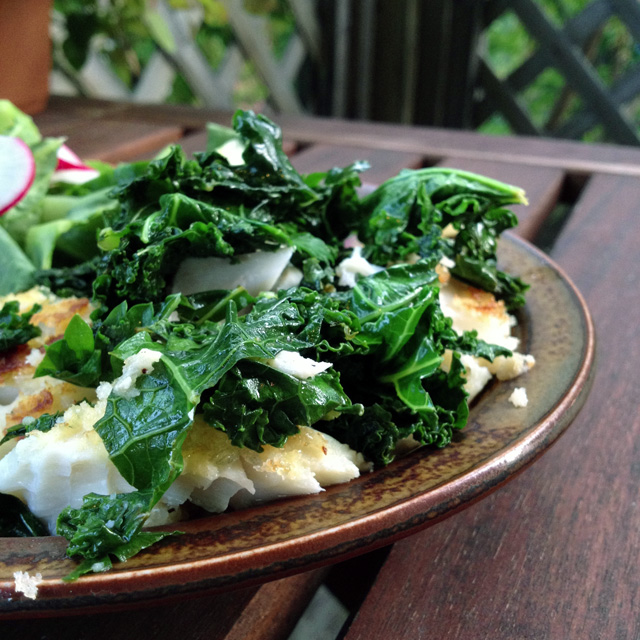 kale-and-fish
