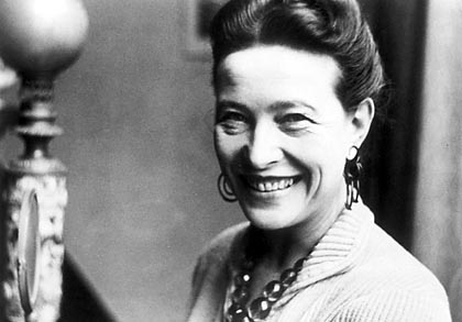 imone de Beauvoir, what a bamf, posthumously still winning arguments about sexism. Via philosophy.uoregon.edu