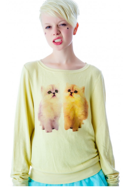 Everyone needs a best friend. Even the cat on your shirt.