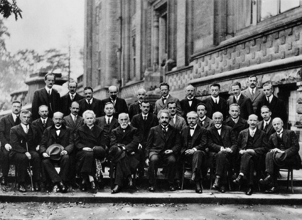 From Pollack's article comes this picture: attendees of the Solvay Conference in 1927. Look for Marie Curie in the front row; she was the only woman in attendance. via http://www.nytimes.com/2013/10/06/magazine/why-are-there-still-so-few-women-in-science.html?_r=0
