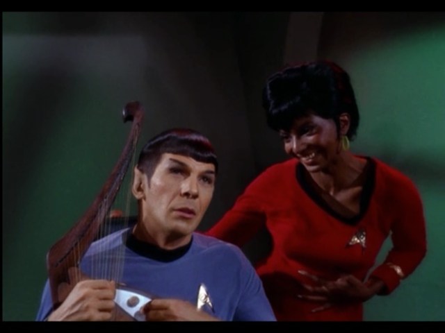 "Oooh, Spock! You're so dreamy! I like the way your face doesn't move or emote ever!"