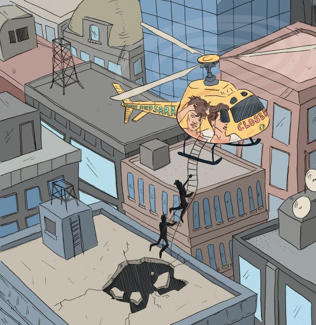 Fanfic_Chapter 8_Tegan and Sara escape via helicopter
