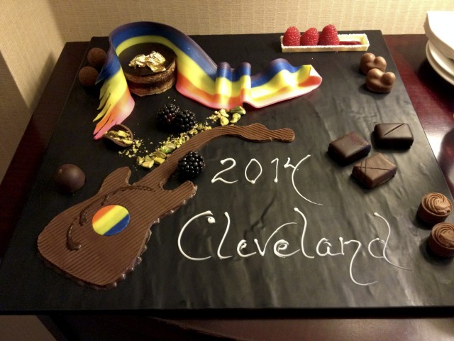 The chocolates the folks at the InterContinental used to signal their love for us.