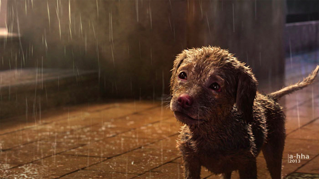 Okay, you magical queermos could probably pull off this adorable "drenched puppy" look. via Black Bum 3D