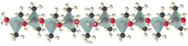 Silicone molecular chain