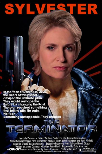 this is the only time travel movie jane lynch needs to show us