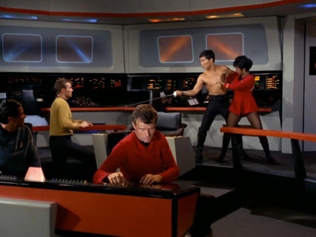 Uhura: I’m not into Three Musketeers LARPing, my dear.