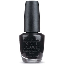 OPI black nail polish