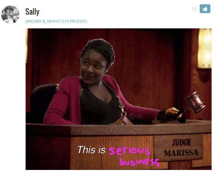 Sally COMMENT