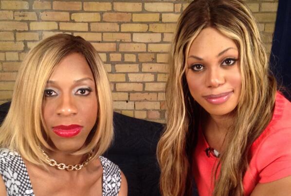 CeCe McDonald and Laverne Cox via GLAAD 