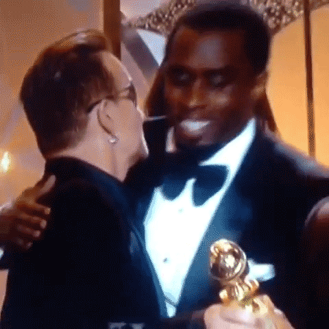 Remember that time P.Diddy almost kissed Bono?