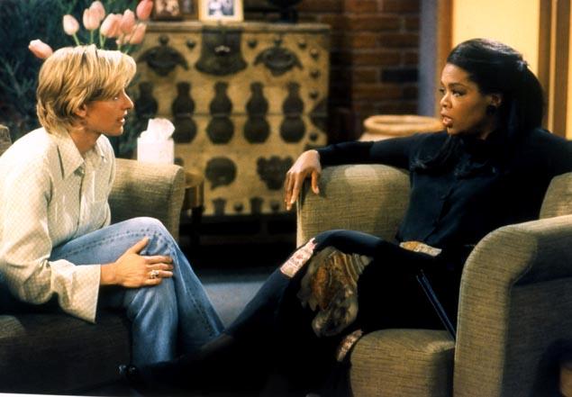 Ellen Morgan comes out to her therapist, played by Oprah Winfrey