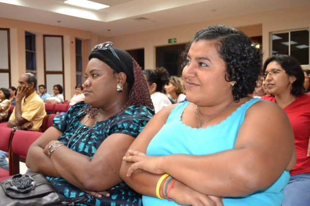 Jennipher Ellis and Tania Irías, photo courtesy of Programa Feminista La Corriente