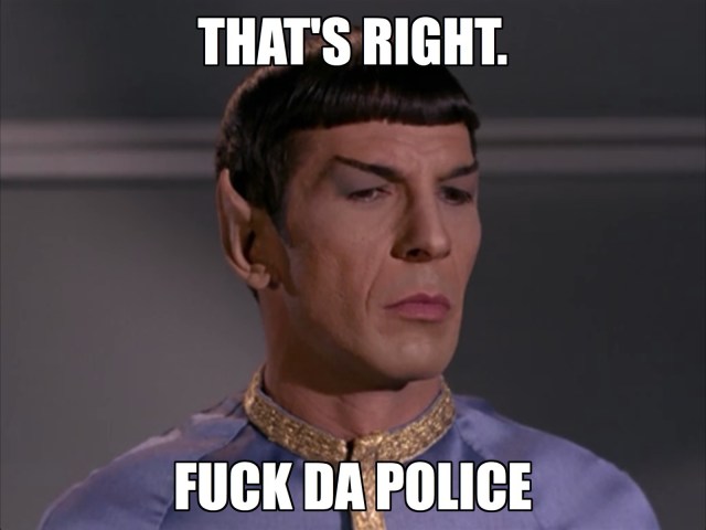 Spock doesn't seem too surprised when he's acquitted.