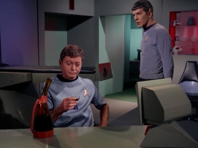 Dude, Spock, you're ruining my buzz.