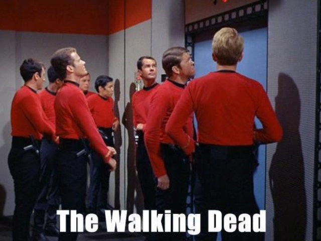 Credit: An Introspective World. Just in case you haven't caught onto this trend with the redshirts.