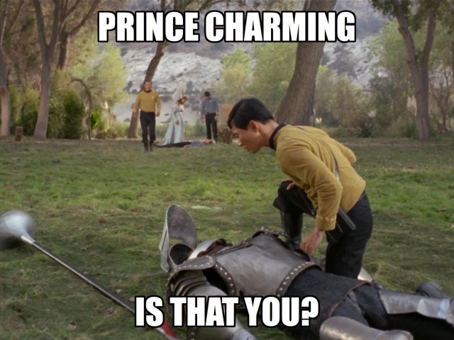 Nope. Sorry Sulu!