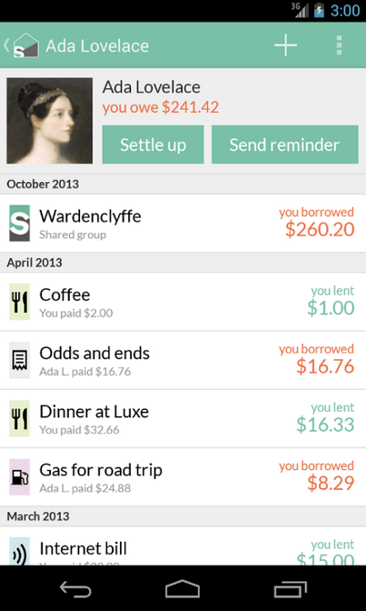 Splitwise, 50 Best iPhone Apps