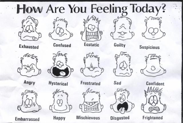 My favorite face may be "hysterical." (Via SF Insights) 