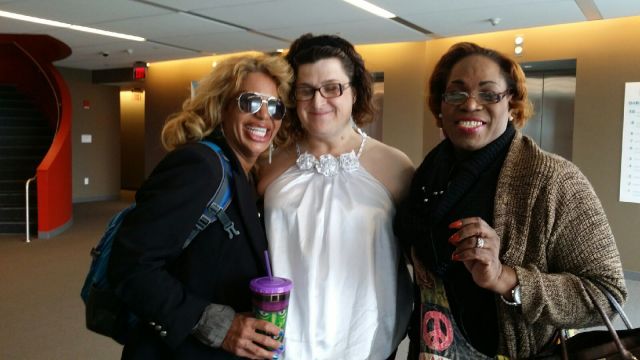 Kim Watson, far right, at the Transfeminine Show and Tell event. via Body Image 4 Justice