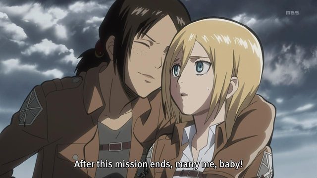 Attack on Lesbians: Ymir and Krista