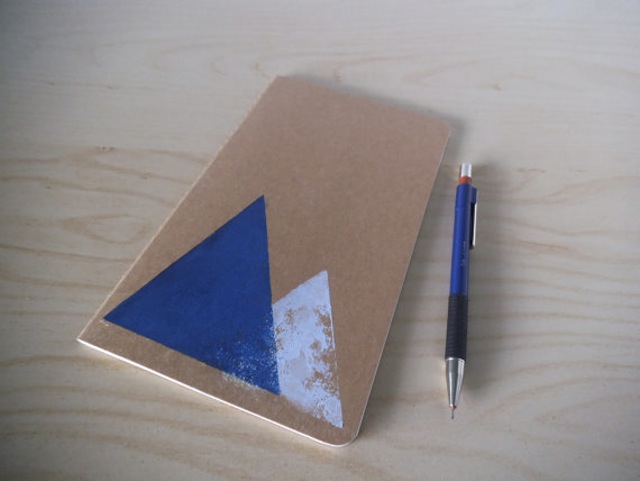 This sweet mountain-themed journal doesn’t have lips, but if it did, they would be sealed. (Via Magpie Moonshine) 