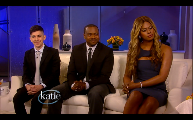 Chase Strangio, Tiq Milan and Laverne Cox