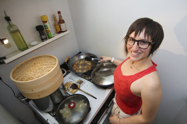 Stephanie makes shrimp toast