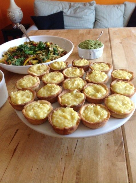 Coconut lime tartlets via sevenspecies.org