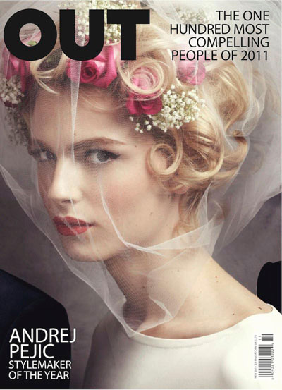 Pejic on the cover of Out Magazine in 2011.