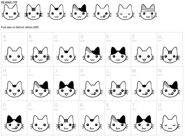 30 Cat Fonts, Because Those Exist