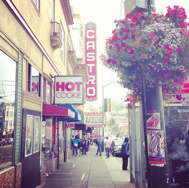 Check out this artsy picture of the Castro that I Instagrammed last year. 