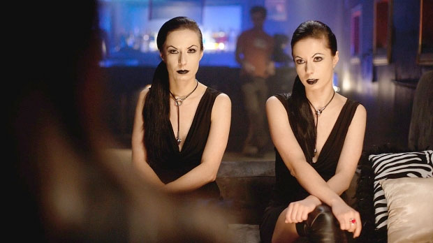 Jen and Sylvia Soska appearing in their movie American Mary