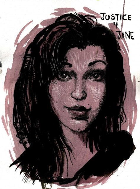 A representation of Jane Doe by Molly Crabapple