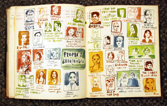 This is an amazing example of the intersection of people and journals. (Via Sketchbuch)
