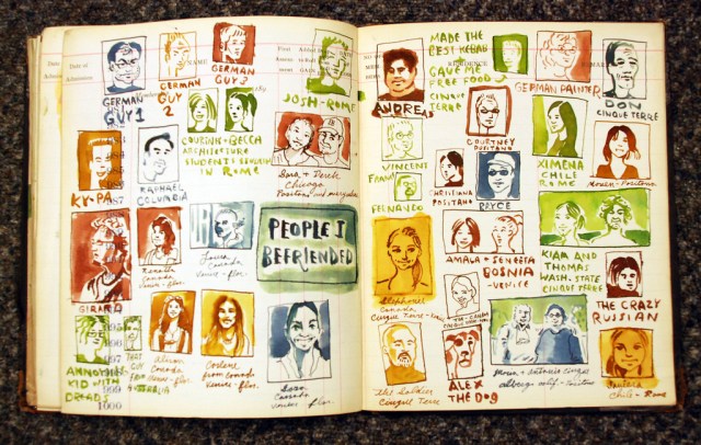 This is an amazing example of the intersection of people and journals. (Via Sketchbuch) 