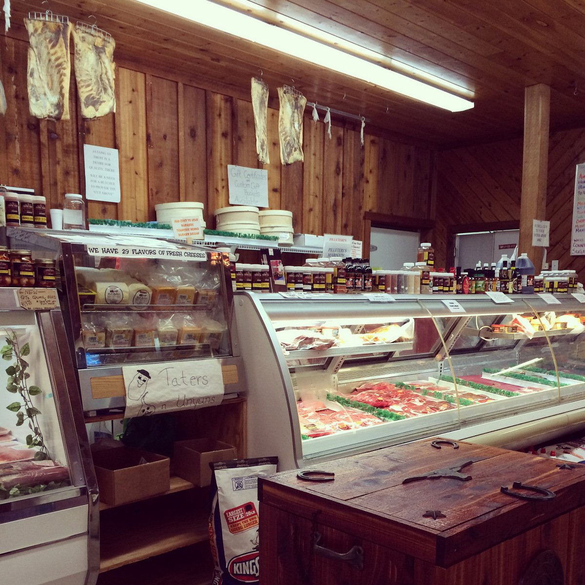 various cheeses