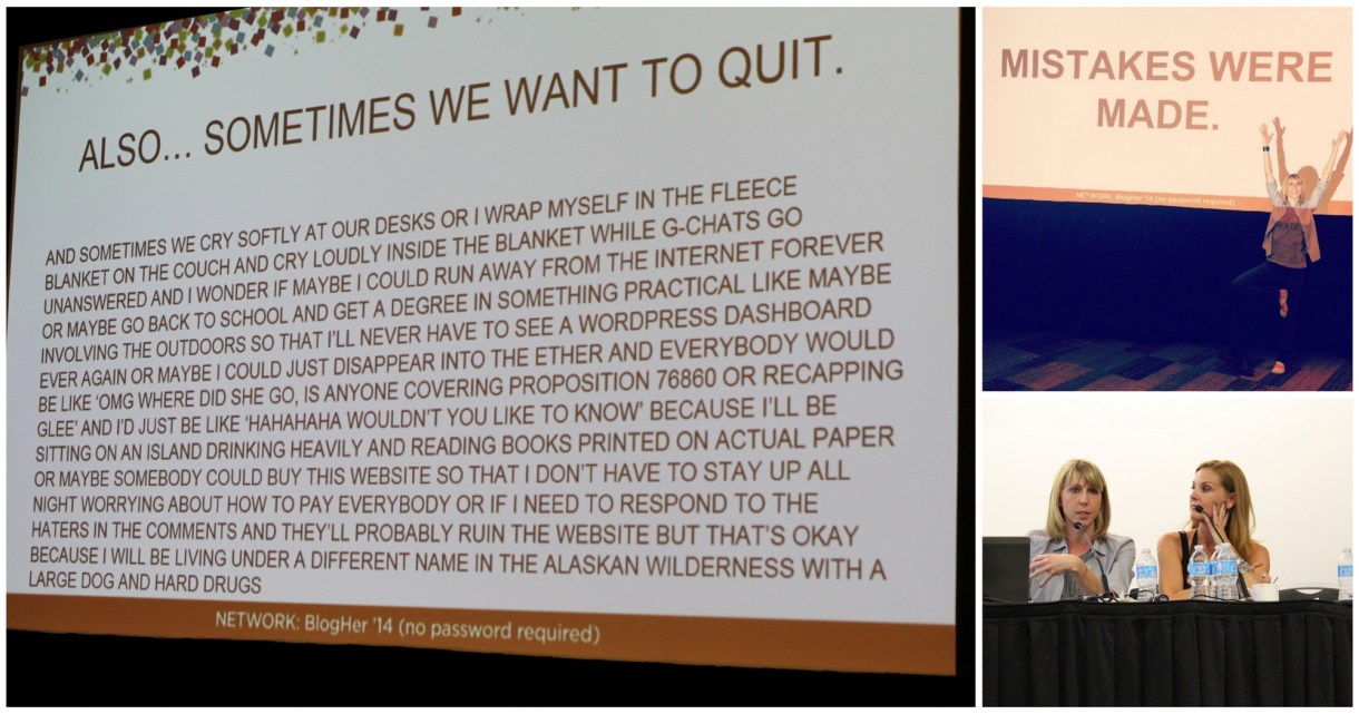 guess who made the "sometimes we want to quit" slide??!!
