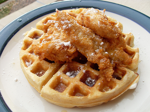 Chicken and Waffles Via blog.hopbunnies.com