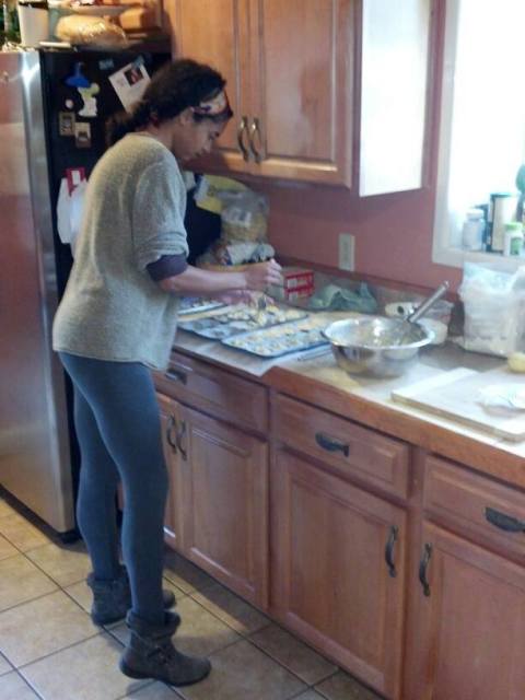You don't even need to wear real pants for baking!