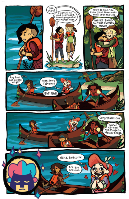 Some of the brilliant Lumberjanes writing