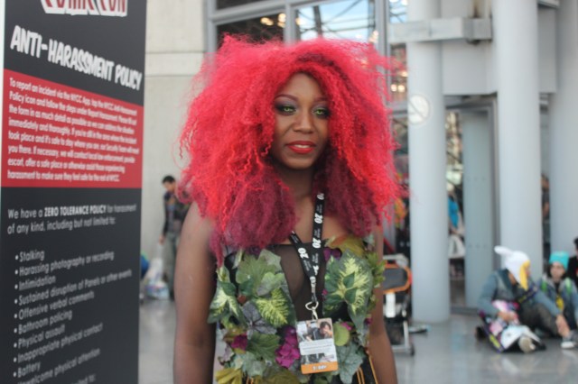 New York Comic COn 2014. Poison Ivy cosplay.