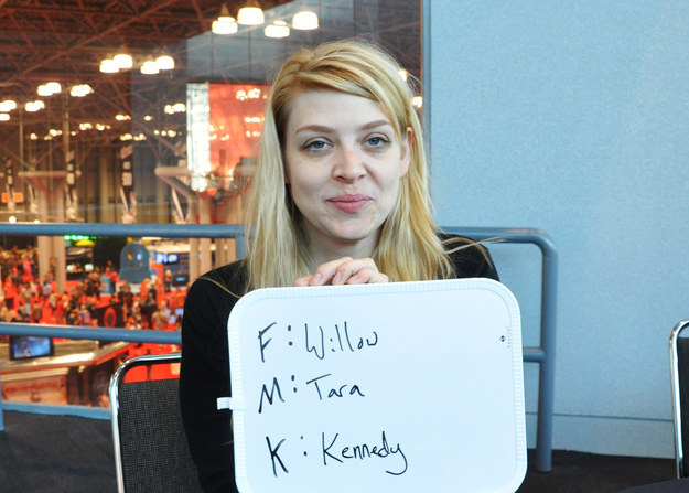 New York Comic Con 2014. Amber Benson. Buffy Willow Tara. Fuck Marry Kill.