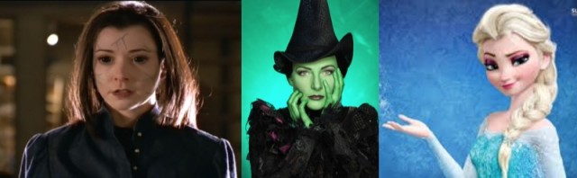 Willow, Elsa, Elphaba, Evil Disney Queens...