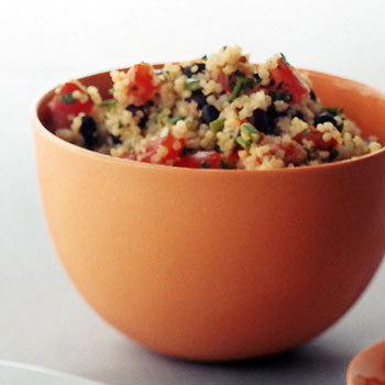 Black bean and tomato quinoa