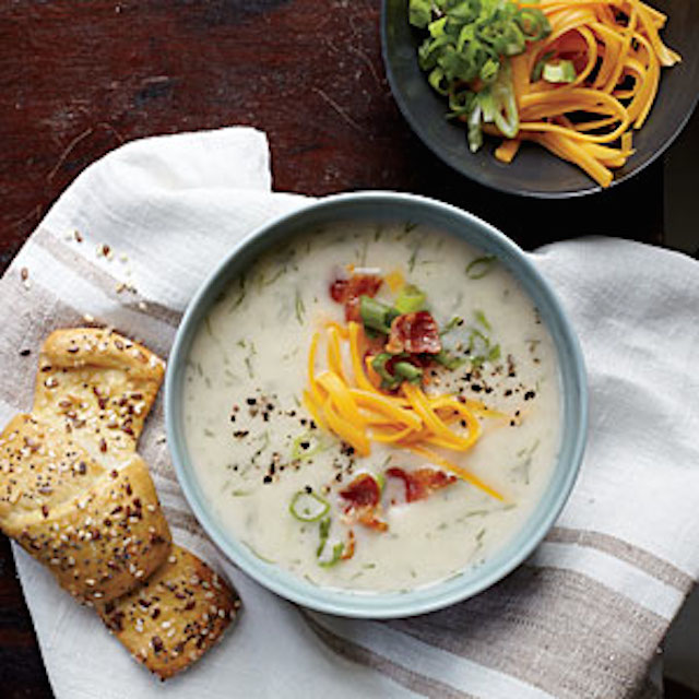 Loaded Mashed Potato Soup